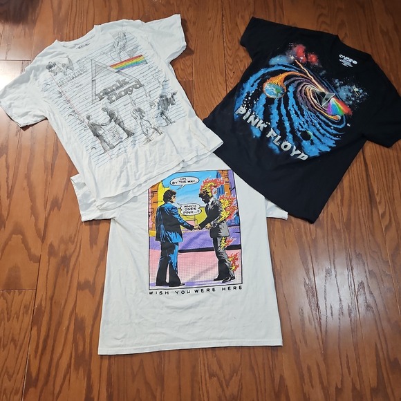Liquid Blue Other - Lot Of 3 Liquid Blue‎ Pink Floyd T Shirts Mens Size Large Band Tees Collection